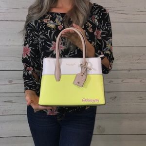 Kate Spade Eva Colorblock Small Top Zip Satchel